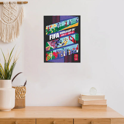 World Cup 2026 Kansas City Poster, FIFA Jigsaw Puzzle