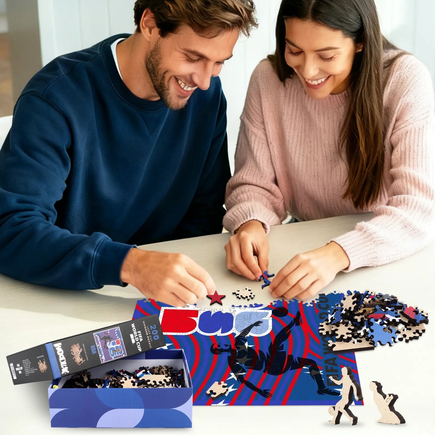 World Cup 2026 Host Country Poster USA, FIFA Jigsaw Puzzle