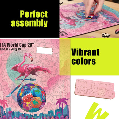 World Cup 2026 Miami Poster, FIFA Jigsaw Puzzle