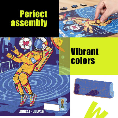 World Cup 2026 Houston Poster, FIFA Jigsaw Puzzle