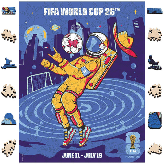 World Cup 2026 Houston Poster, FIFA Jigsaw Puzzle