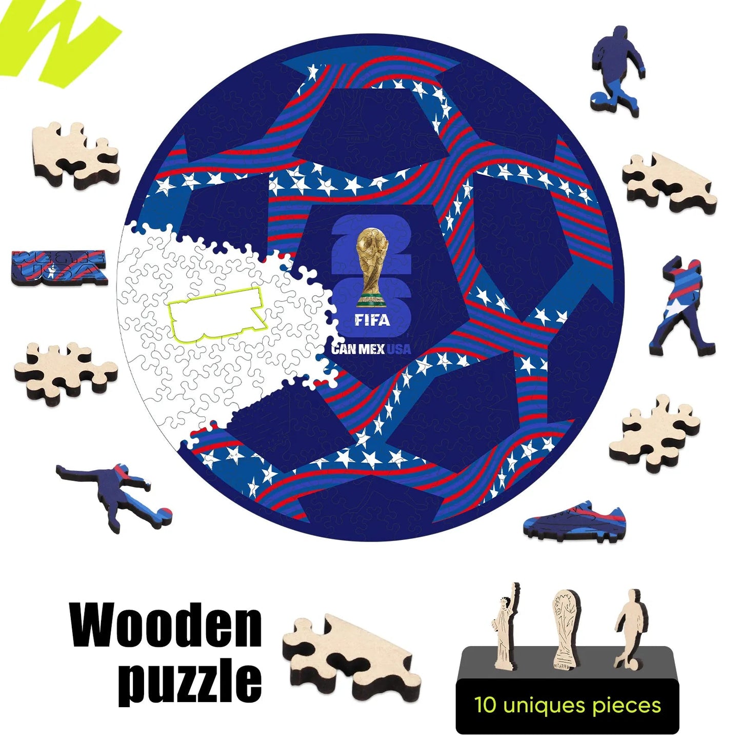 World Cup 2026 USA Ball, FIFA Jigsaw Puzzle