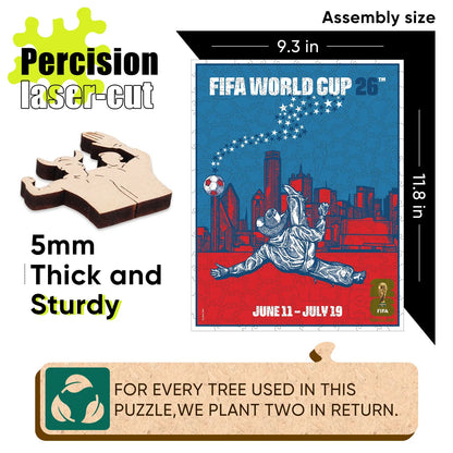 World Cup 2026 Dallas Poster, FIFA Jigsaw Puzzle
