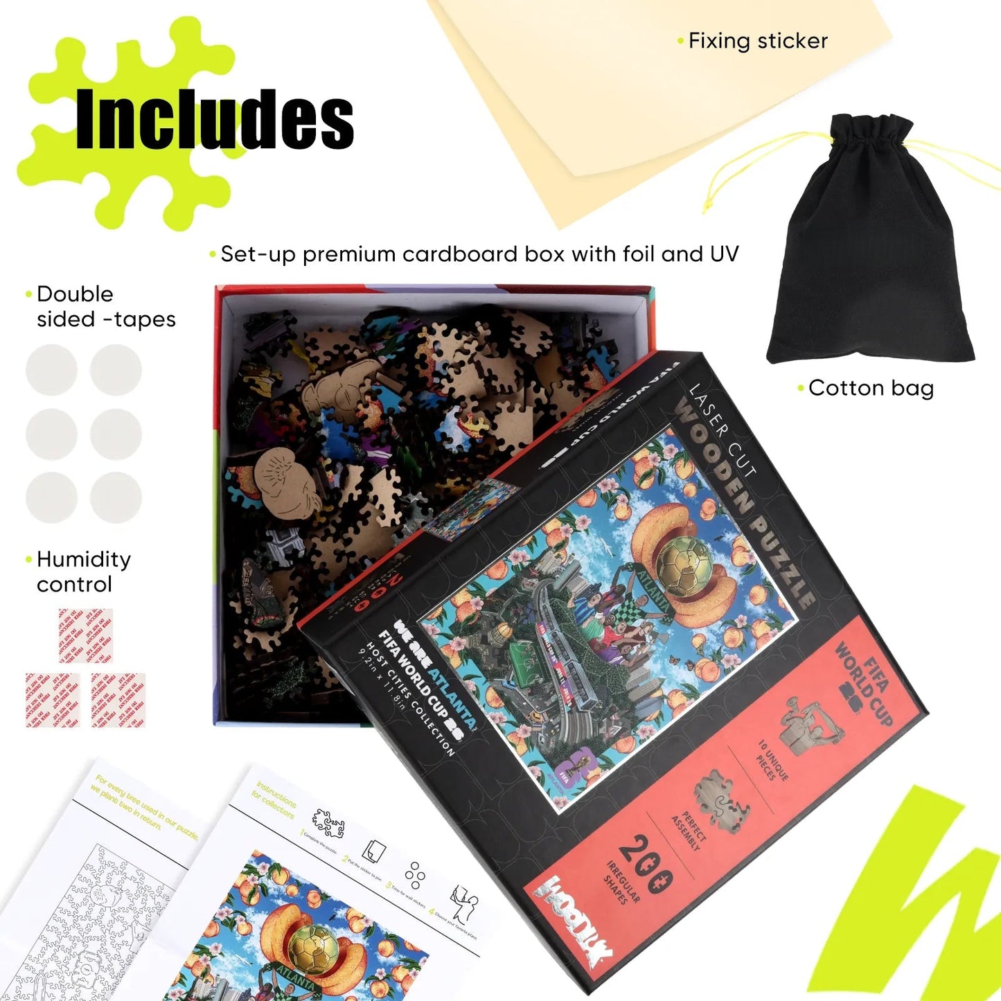 World Cup 2026 Atlanta Poster, FIFA Jigsaw Puzzle