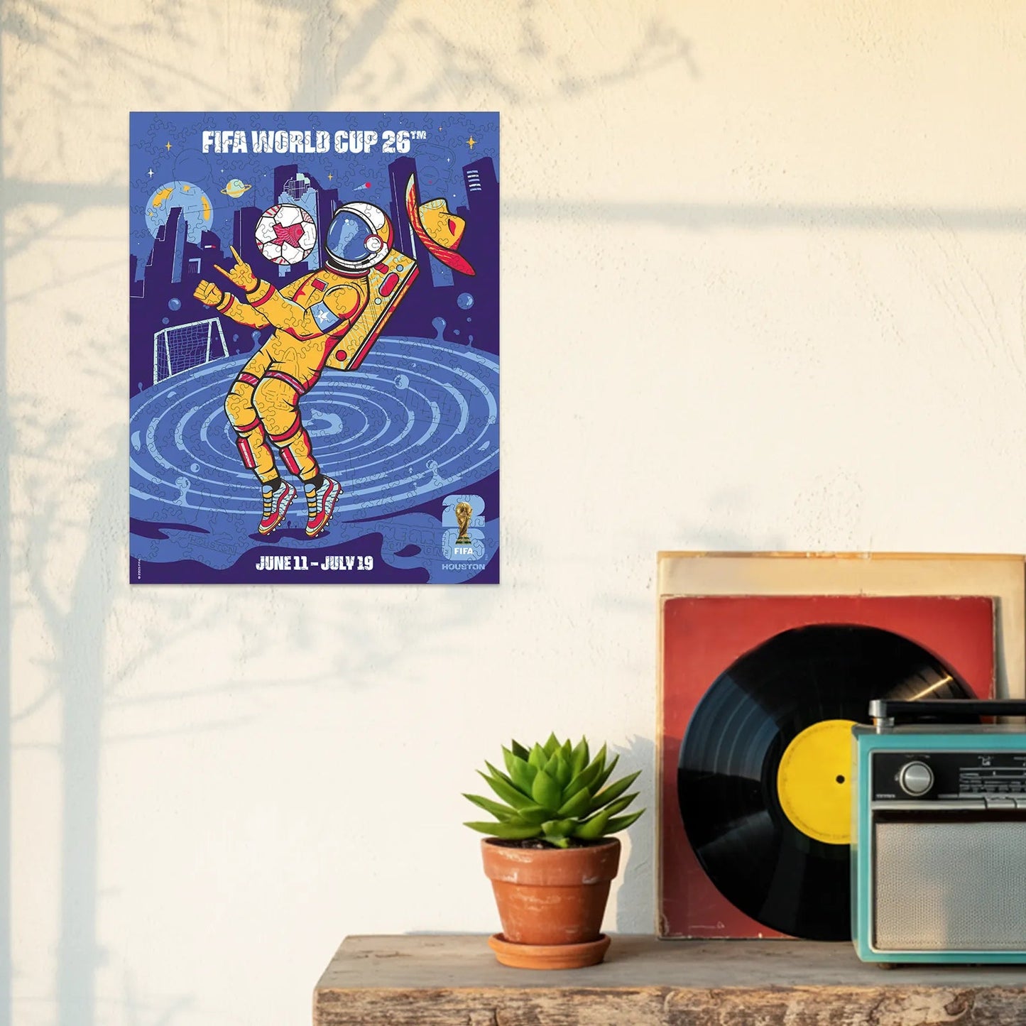 World Cup 2026 Houston Poster, FIFA Jigsaw Puzzle